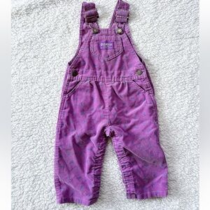 vintage oshkosh b’gosh corduroy overalls